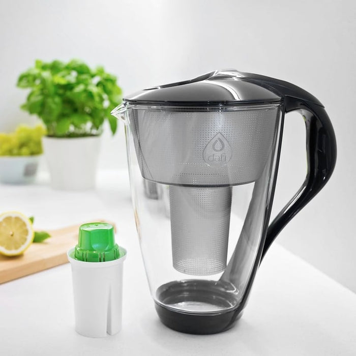 Dafi Crystal Vandkande 2L med 1 Classic Filter – Sort