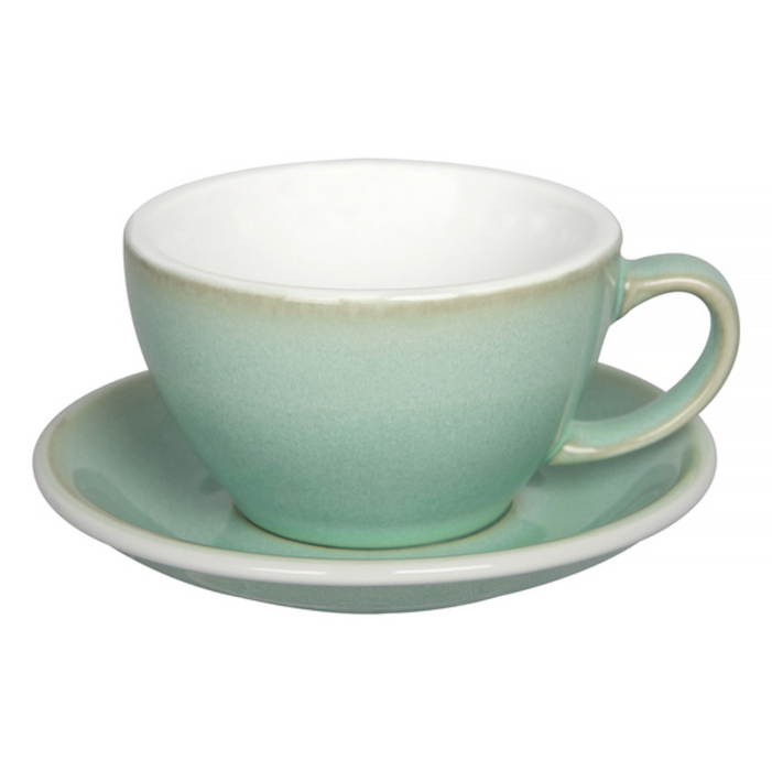 Loveramics Egg – Café Latte Cup with Saucer 300 ml (multiple colors)