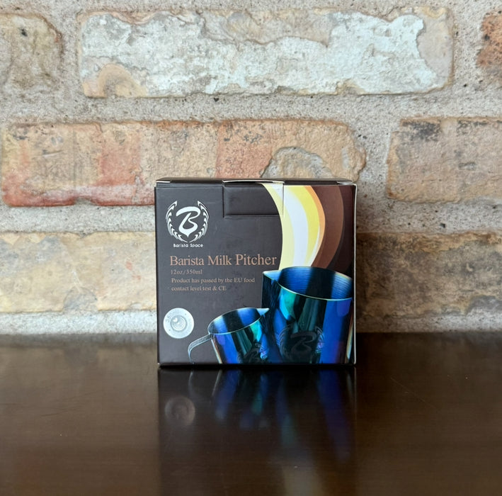 Barista Space Milk Jug – Metallic Red – 350 ml / 600 ml