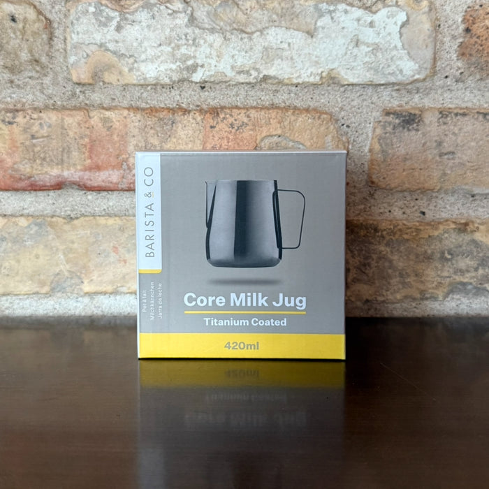 Barista &amp; Co – Core Milk Jug Pearl Black – 420 ml