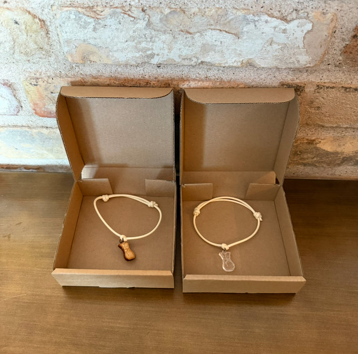 Bracelet - Chemex The Wood Story - With pendant - Plastic / wood