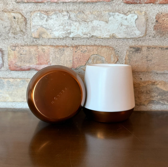 Fellow Joey Mug Copper – Coffee Mug 240 ml (white/black)