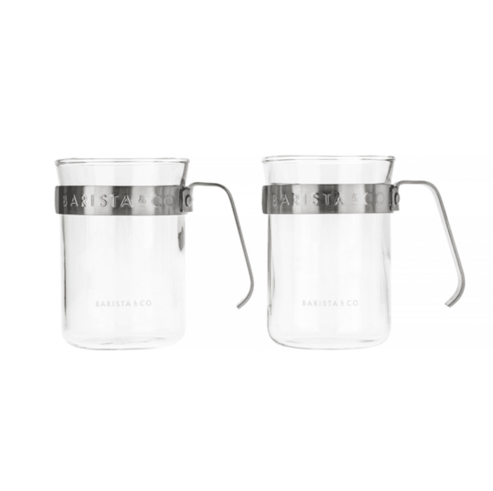 Barista &amp; Co - Coffee glass with metal frame (2 pcs.)