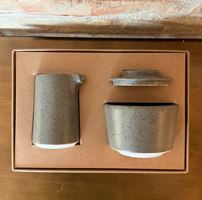 Loveramics Stone – Sugar and Creamer Set 125 ml (Granite)