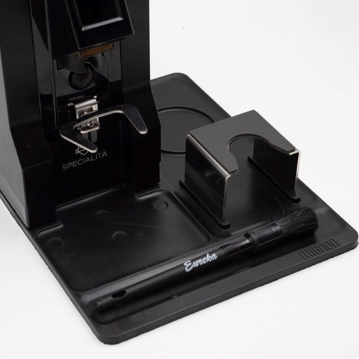 Eureka – Tamper Mat &amp; Station for Mignon Grinders – Black