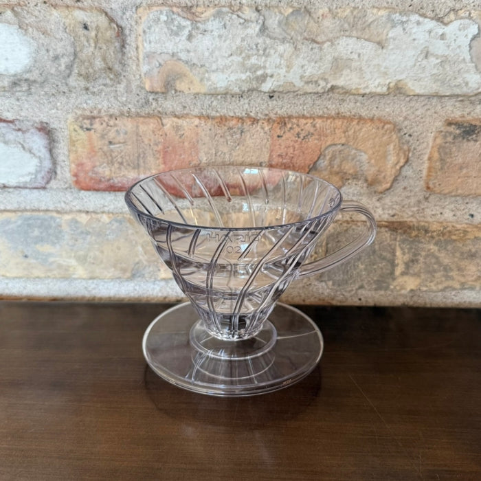 Hario V60-02 Dripper – Clear or White Plastic