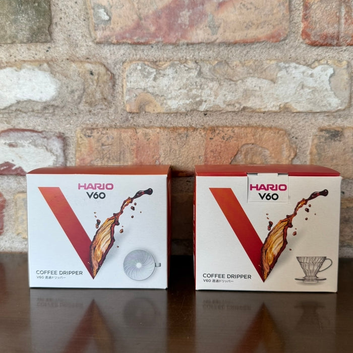 Hario V60-01 Dripper – Clear or White Plastic (VDR-01-W)