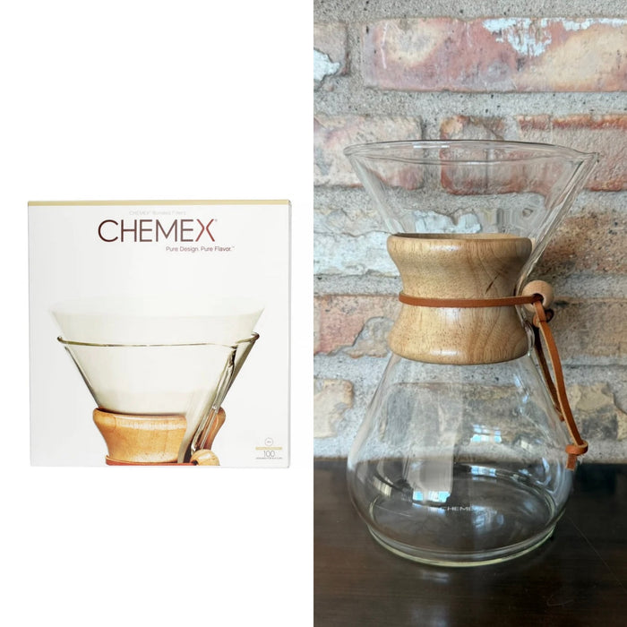 Chemex Julebundle – 10-kops Kaffebrygger + FP-1 Filtre