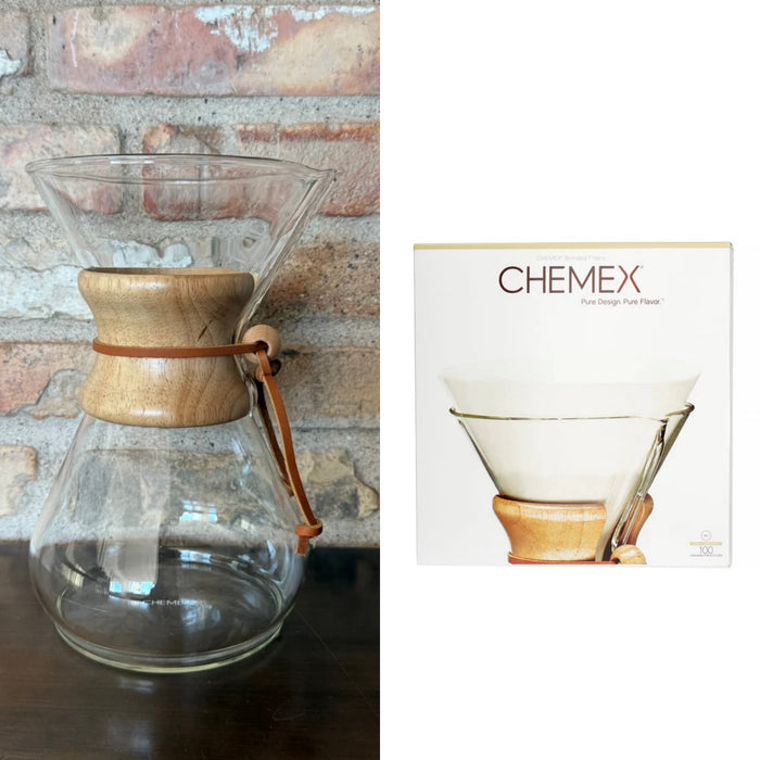 Chemex Julebundle – 8-kops Kaffebrygger + FP-1 Filtre