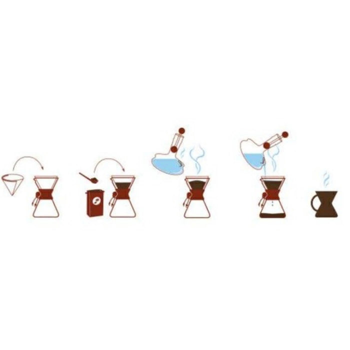 Chemex Coffee Maker - 6 cup glass