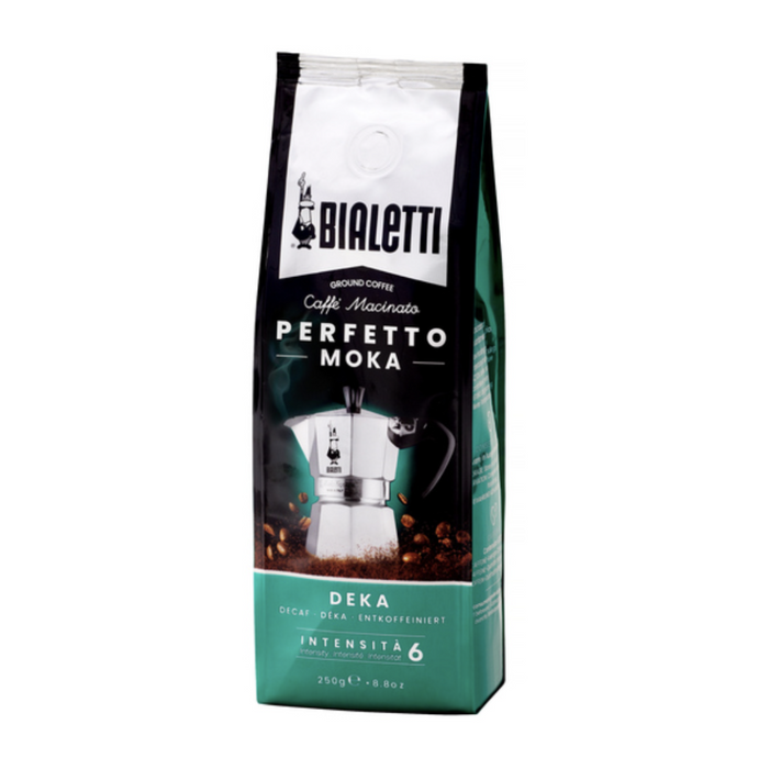 Bialetti Perfetto Moka Deka – Ground coffee – 250 g – Decaffeinated