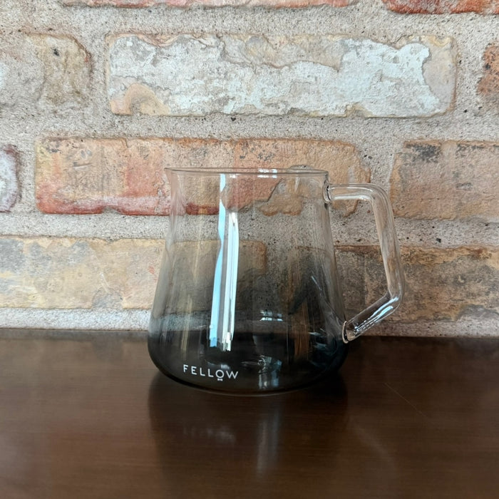 Fellow Mighty Small Glass Carafe – 500 ml Server (Smoke / Clear)