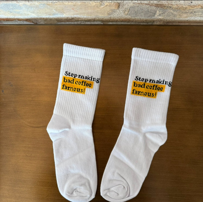 Socks – Stop Making Bad Coffee Famous (Kabak x Coffeedesk)