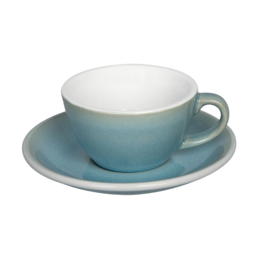 Loveramics Egg – Flat White Cup with saucer 150 ml (multiple colors)
