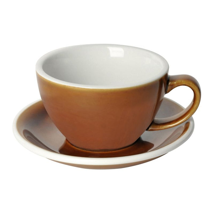 Loveramics Egg – Café Latte Cup with Saucer 300 ml (multiple colors)