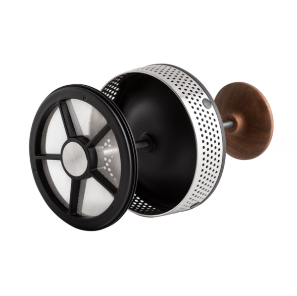 Fellow Clara – French Press – Matte Black with Walnut Handle