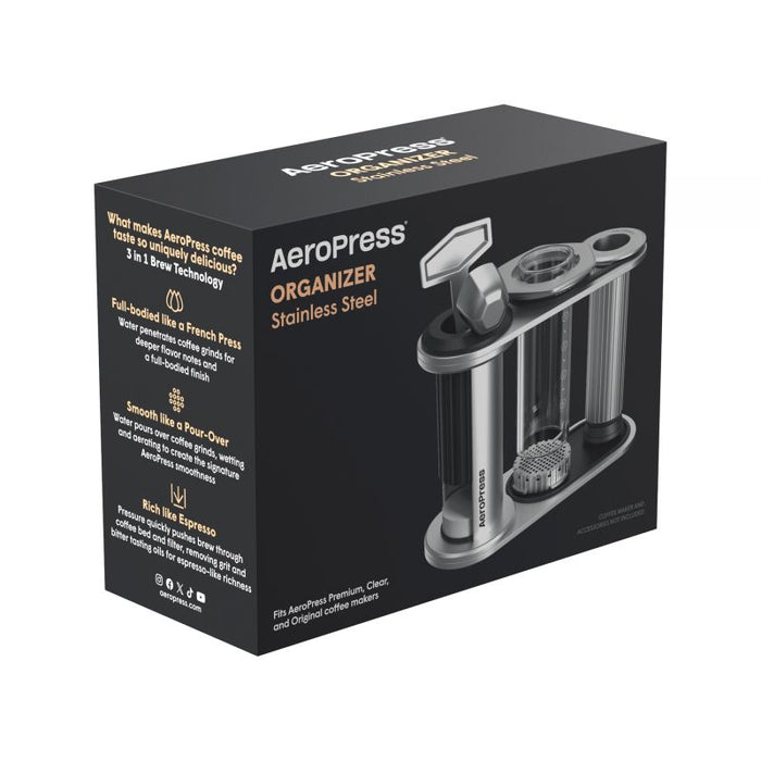 AeroPress Organizer Stand – Stainless Steel