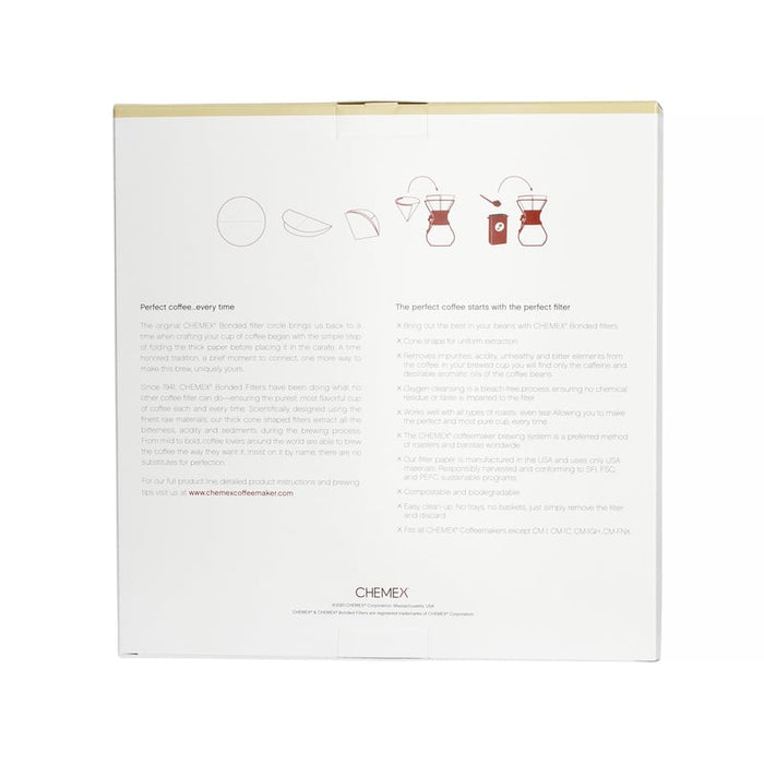 Chemex Filter – FP-1 Ufoldede til 6, 8 og 10 kopper