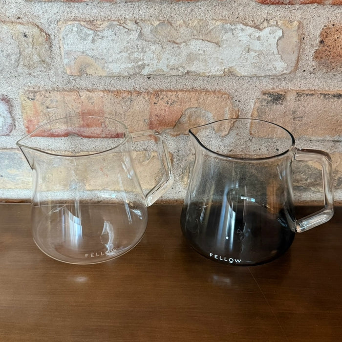 Fellow Mighty Small Glass Carafe – 500 ml Server (Smoke / Clear)