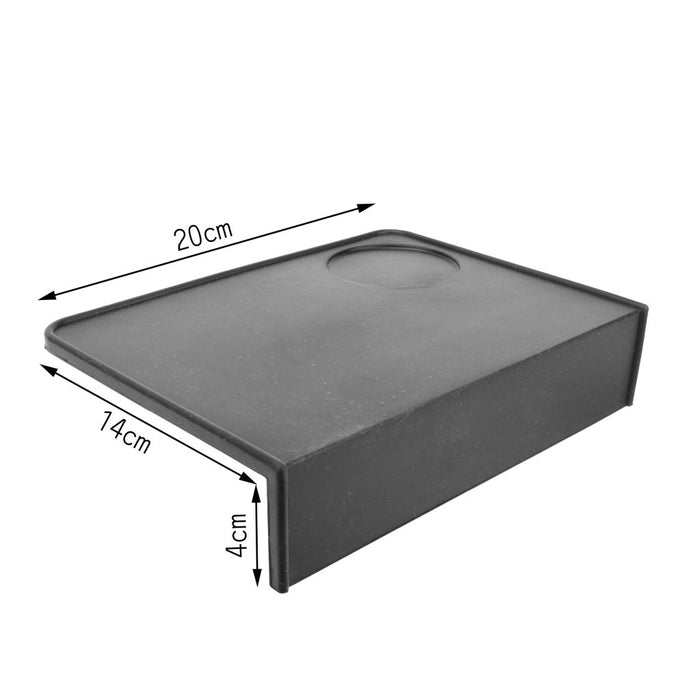 Joe Frex – Tamper mat with curved edge – Black