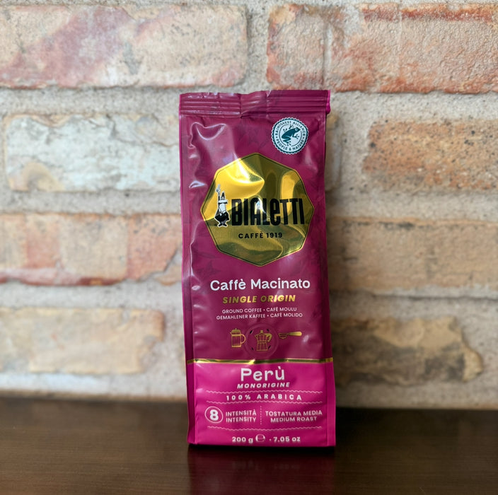 Bialetti – Caffè Macinato Peru Rainforest Espresso – Ground coffee – 200 g