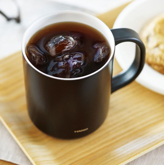 Hario Thermos Mug – 350 ml (Black &amp; White)