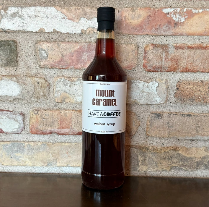 Mount Caramel – Coffee syrup with walnut 1 Liter