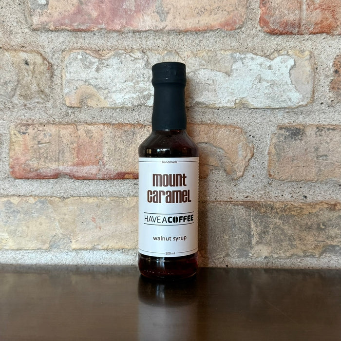 Mount Caramel – Coffee syrup with walnut 200 ml