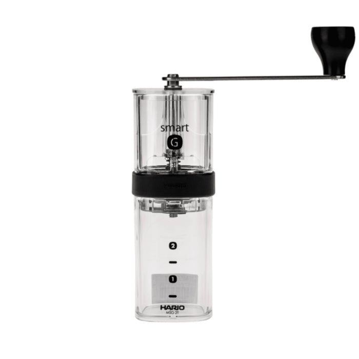 Hario – Smart G Coffee Grinder – Handheld – Transparent