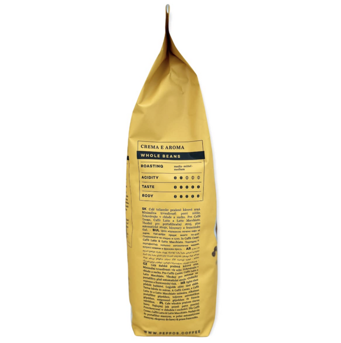 Peppo's Coffee – Crema e Aroma – Whole beans – 1 kg