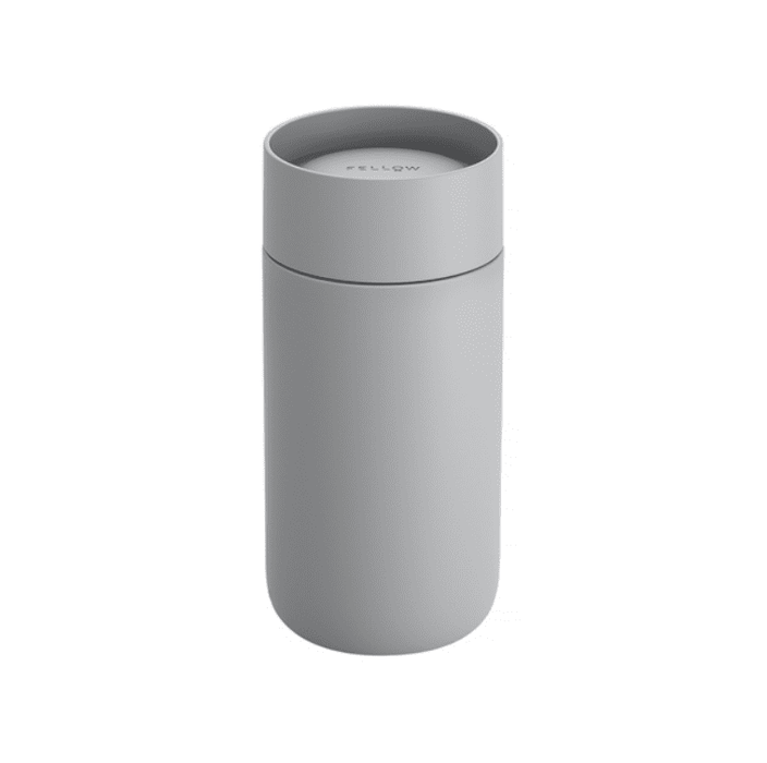 Fellow Carter Move Mug – Thermos Mug 355 ml – White &amp; Grey (360° Sip Lid)
