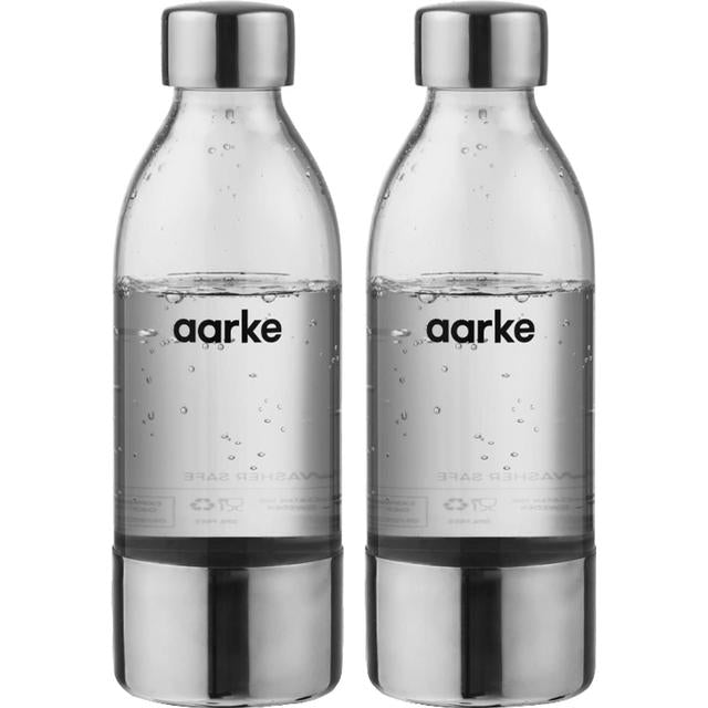 Aarke – PET Bottles for Carbonator 3 – 450 ml – Steel - 2 pcs.