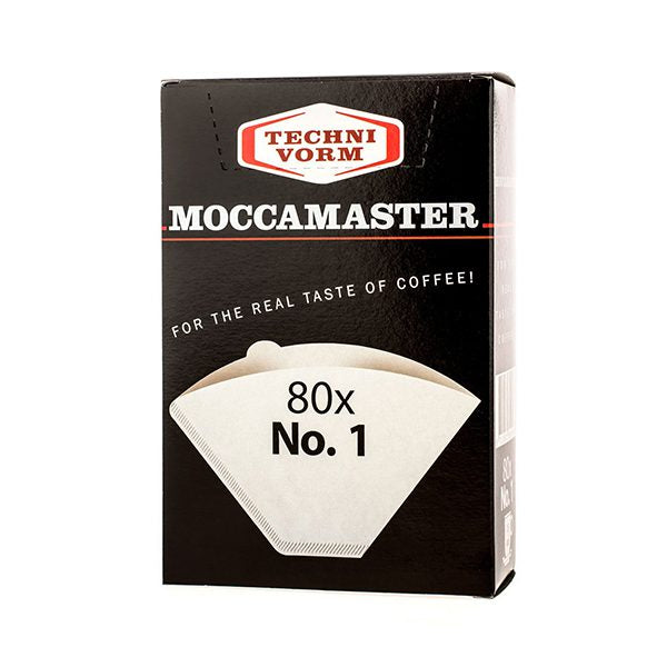 Moccamaster One-Cup Filter No. 1 (80 stk)