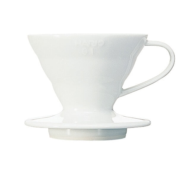 Hario V60-01 Ceramic Coffee Dripper – White