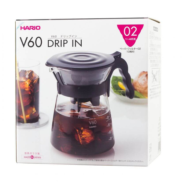 Hario V60-02 Drip-In Server - 700 ml - For Pour-Over &amp; Iced Coffee