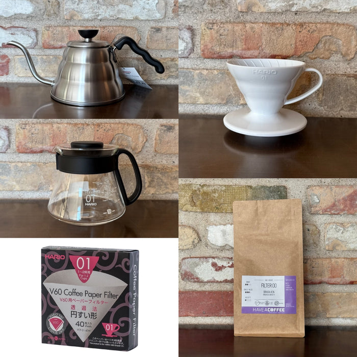 Hario V60-01 Starter Kit incl. Specialty Coffee