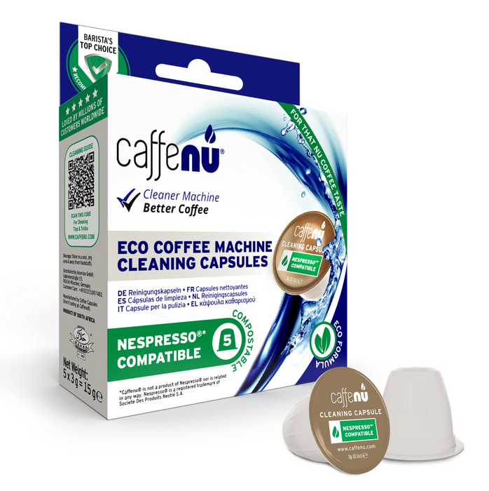 Caffenu Nespresso Organic Cleaning Capsules – 5 pcs