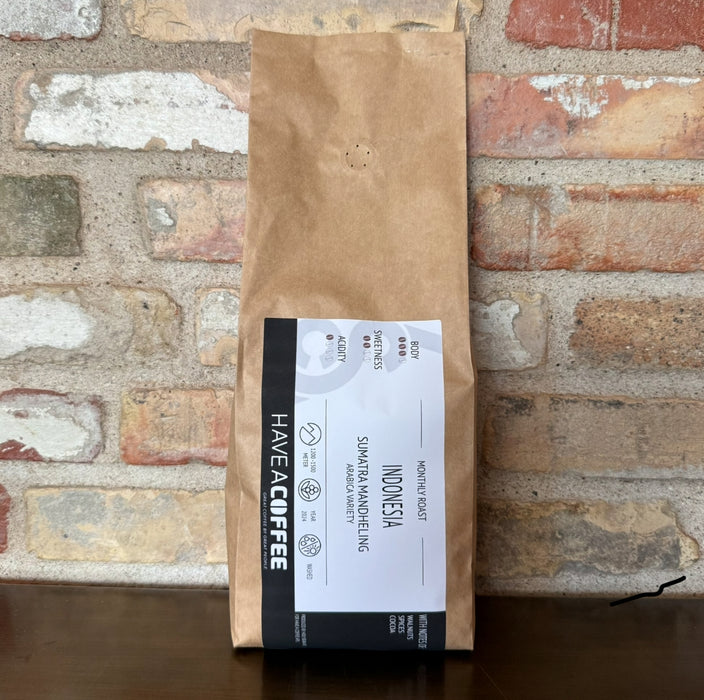 Kaffepose månedens kaffe 1 kg