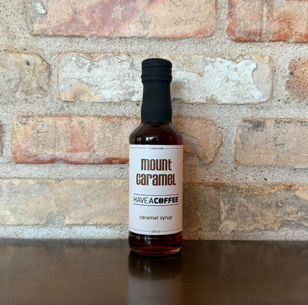 Mount Caramel salted karamel sirup fra Have A Coffee, 200 ml.