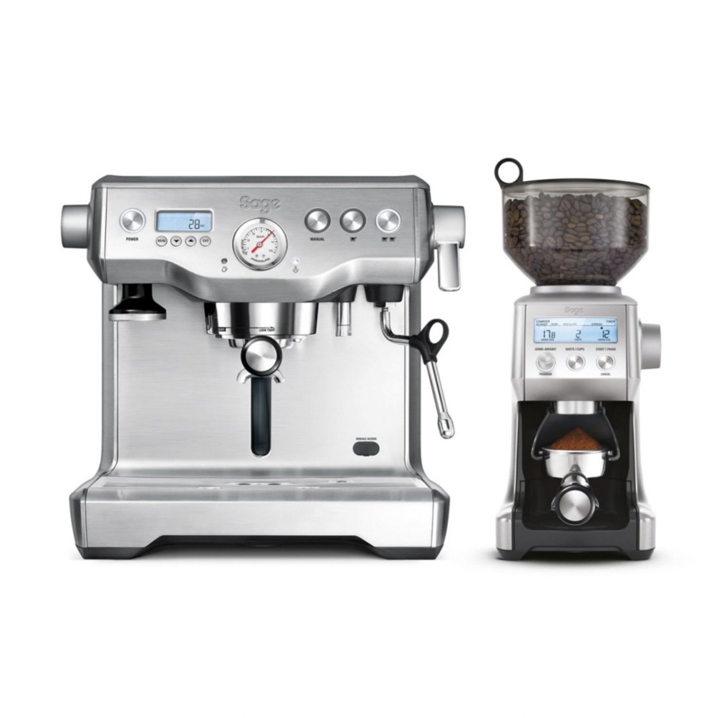 kristen ægtemand lukker Sage the Dynamic Duo™ - Dualboiler Espressomaskine & Kaffekværn - Have A  Coffee